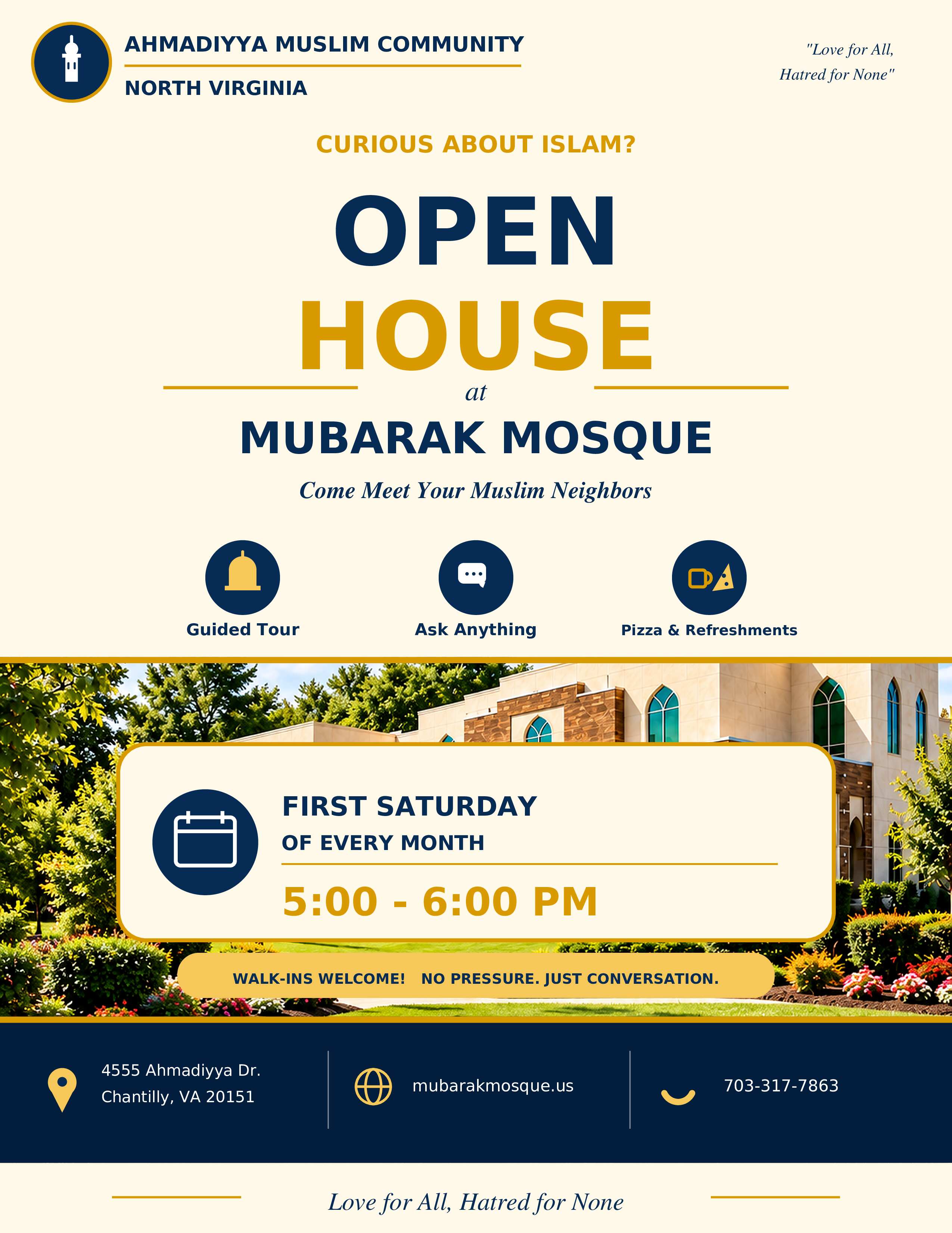 Open House at Mubarak Mosque