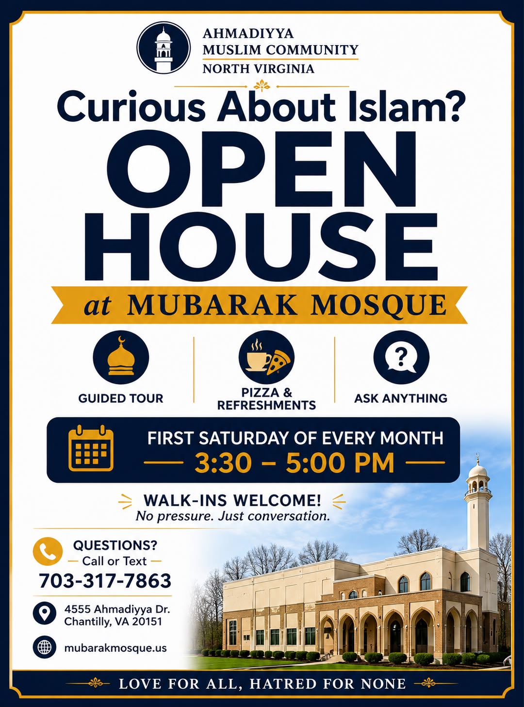 Open House at Mubarak Mosque